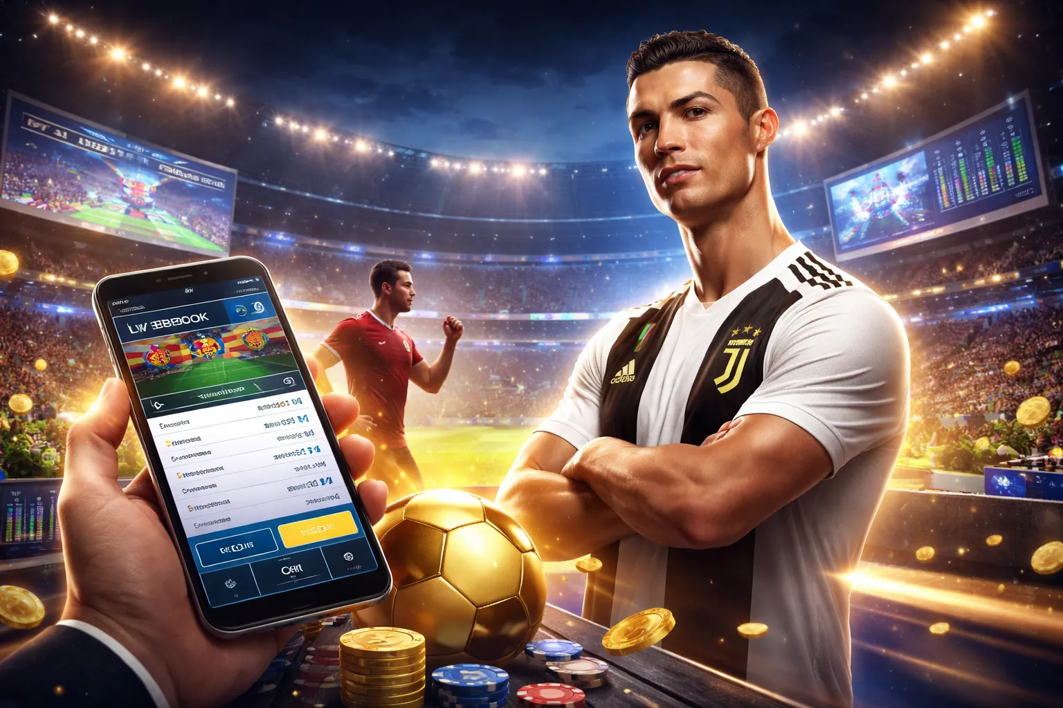 Hình ảnh chào mừng đăng ký 5mb với các trò chơi cá cược thể thao và casino